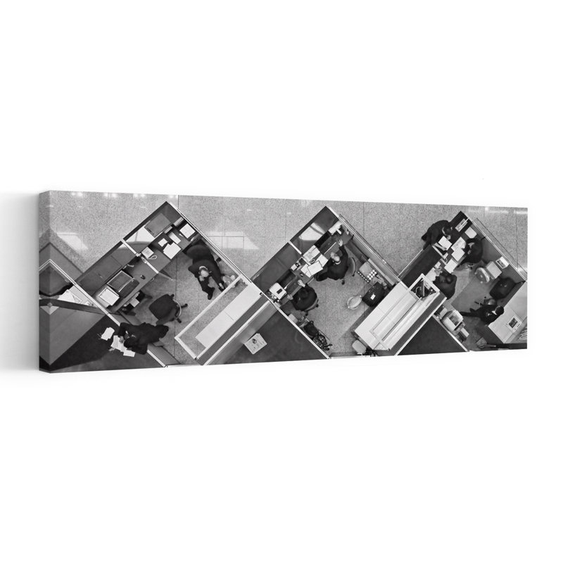 Art mural moderne géométrique moderne, H 48 po x l 16 po