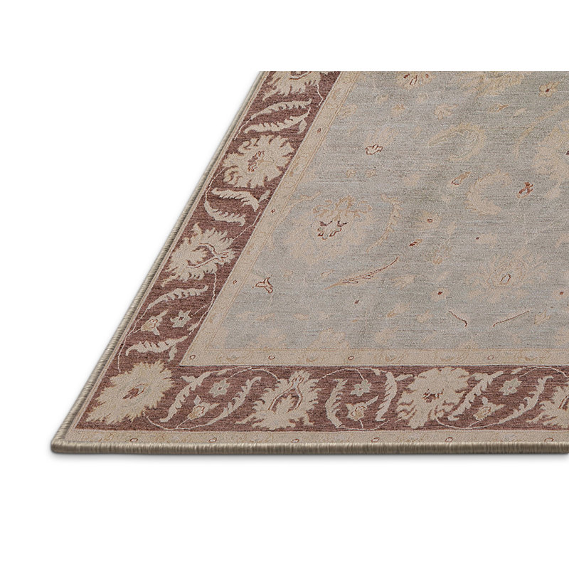 Tapis oriental brun Hraztan, Rectangle 7 pi x 9 pi