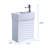 Townville 17.75 " W Free Standing Wall Mounted Single Double Single Vanity Bathroom Vanity With Ceramic Top