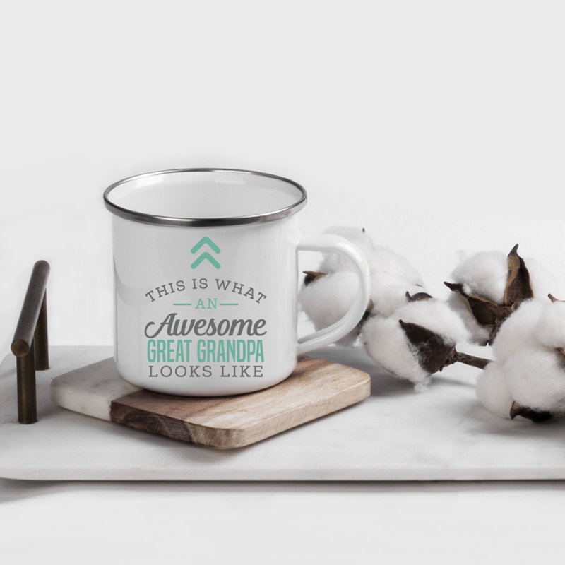 This Is What an Awesome Looks Like Family Great-Grandpa Camping Mug