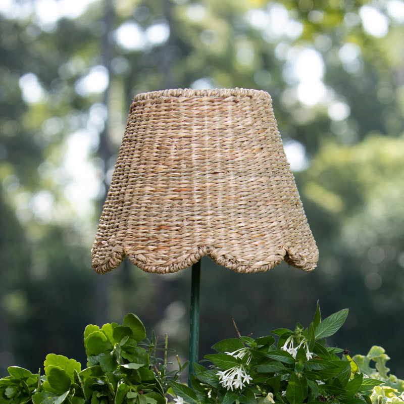Seagrass Empire Lamp Shade, Light Brown, 8" H x 10" W x 10" D