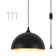 Mehriban 11.8" Wide 1 - Light Plug In Pendant Lights with On/Off Dimmer Switch