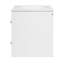 Meuble-lavabo mural peu encombrant avec lavabo en céramique et rangement à fermeture en douceur