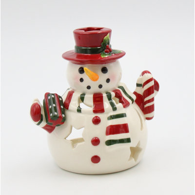 5.5'' H Ceramic Tabletop Tealight Holder