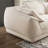 Spacious Sofas Beige Flannel Fabric Wood Frame Modern Home Lounge