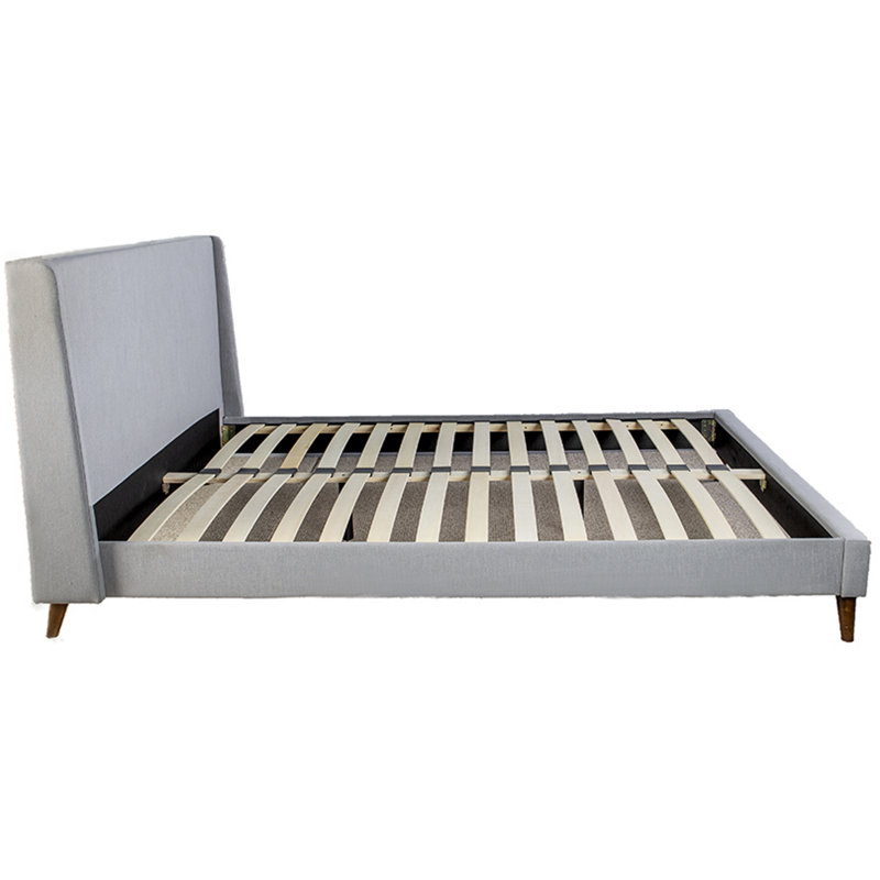 Lit avec 2 tables de chevet Charmika, Très grand