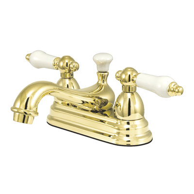 Centerset Bathroom Faucet with Drain Assembly