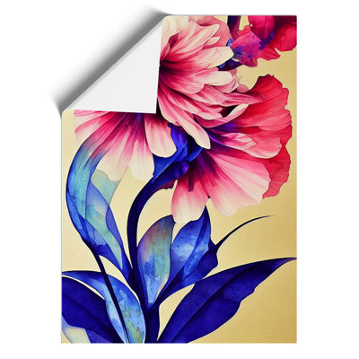 XV1022-4262X Stunning Watercolour Flowers No.4 - Print