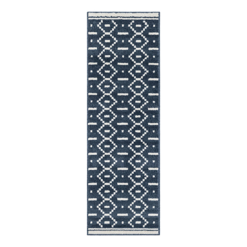 Latitude Run® Begna Nikolis Rug Blue, Runner 2' x 6'1"