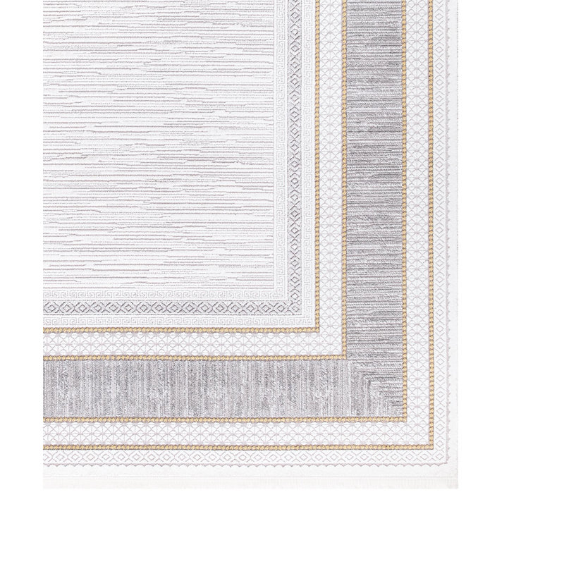 Jarma Tencel Geometric Indoor Rug, Runner 2'8" x 9'11"