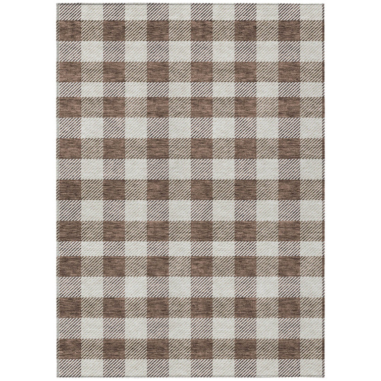 Plaid Indoor / Outdoor Rug