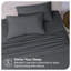 Ensemble de draps en jersey respirant 100% jersey de coton respirant | Toutes saisons, gris anthracite-101033611-101033605