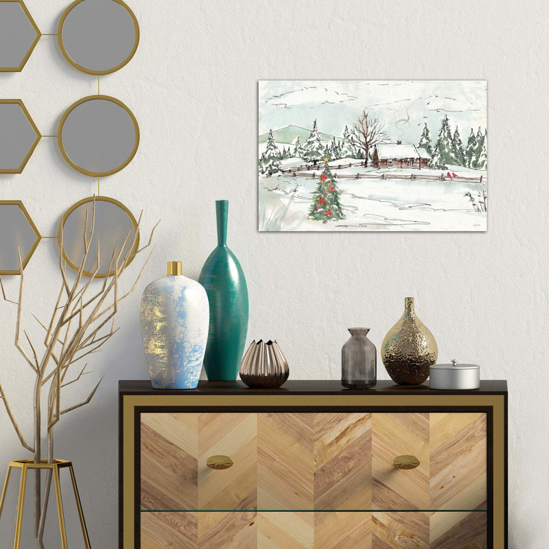 Seasonal Charm X by Anne Tavoletti - Painting on Canvas, 66.04 cm H x 45.72 cm W x 1.91 cm D, No Frame