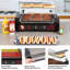 Hot Dog Roller - Machine à hot-dogs à 9 rouleaux en acier inoxydable avec chauffe-chignon et housse - Hot-Dog pour 24 Hot Dogs par Great Northern Popcorn