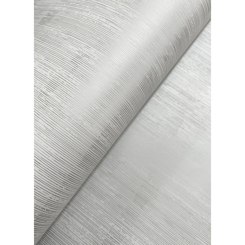 Papier peint à rayures Somerset, Gris clair