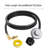 Nooknova 7.49'' W x 8.27'' D Polyvinyl Chloride (PVC) Hose / Regulator