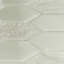 Carreau de mosaïque hexagonal gris verre 3 "x 3" Touch
