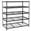 Étagère en métal robuste à 5 niveaux, support de rangement réglable, capacité de 4 000 lb, assemblage sans boulon pour le garage et l'entrepôt