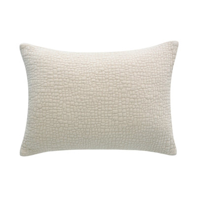 Oreiller texturé beige Tivoli