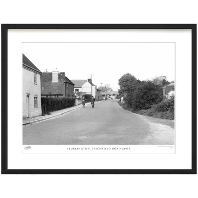 Stubbington, Titchfield Road C1955 by Francis Frith - Single Picture Frame Print