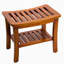 Banc de douche en teck de 21 po Daigan
