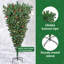 vidaXL Upside-down Artificial Pre-lit Christmas Tree with Ball Set-767689881