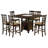 Sarok Dining Set in Brown and Tan-1079882500