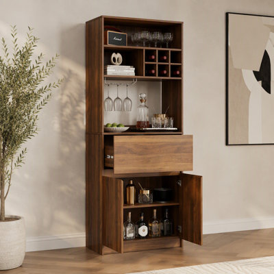 Armoire à vin de cuisine, armoire de rangement multifonctionnelle