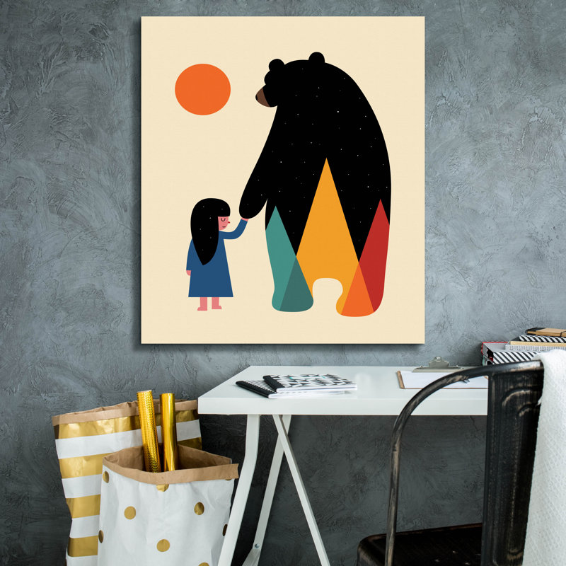 «Go Home» par Andy Westface, H 30 po x l 26 po x P 1,5 po