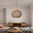 Rattan Pendant Lights for Kitchen Island,Globe Rattan Pendant Shade-2035365870