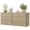 Table de chevet 3 tiroirs Cesiro Accent