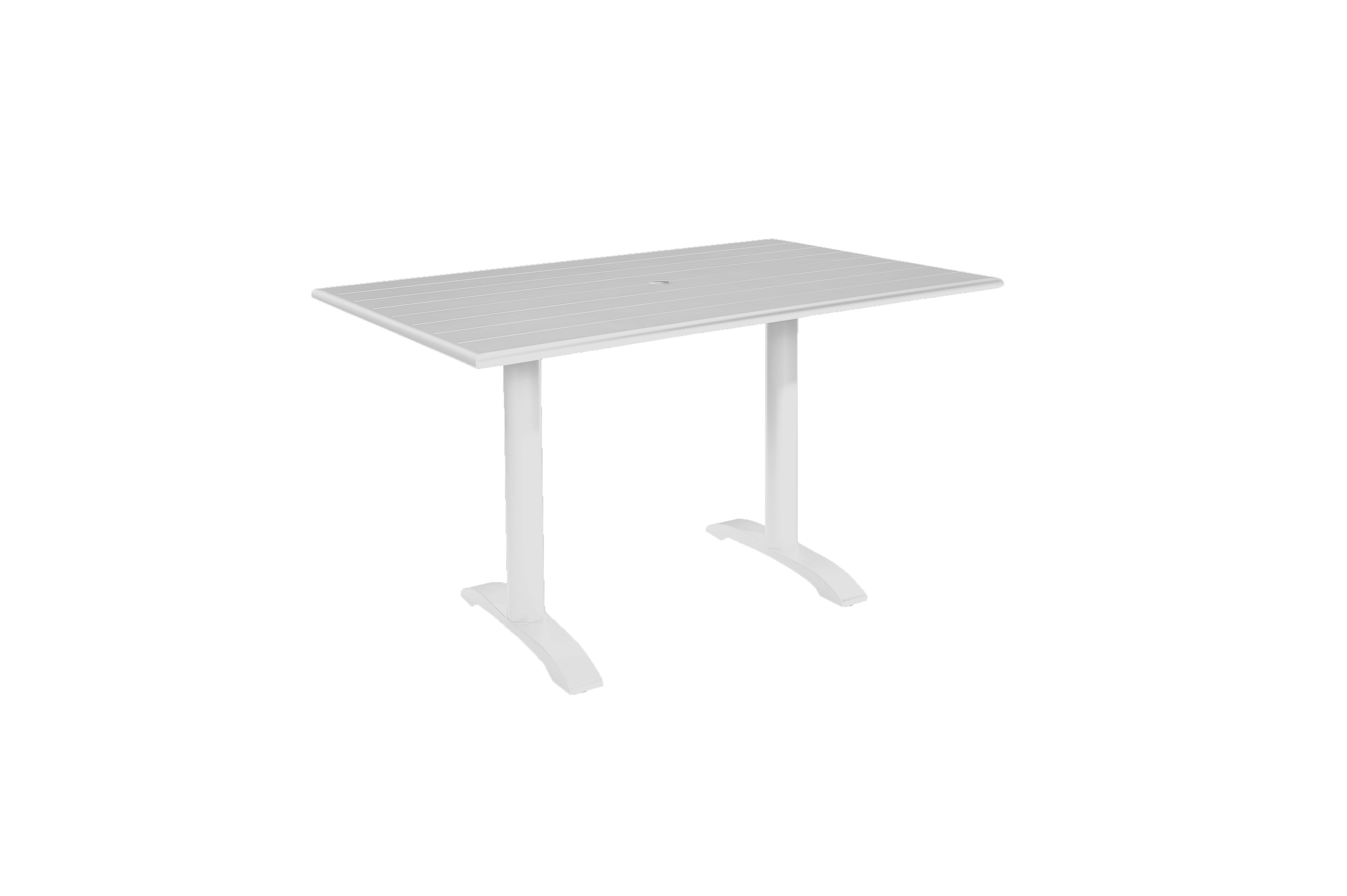 BFM Seating Beachcomber-Bali End 32x48 Dining Height Table - Powder ...