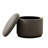 19.9"Round Upholstered Ottoman with Storage-612255469