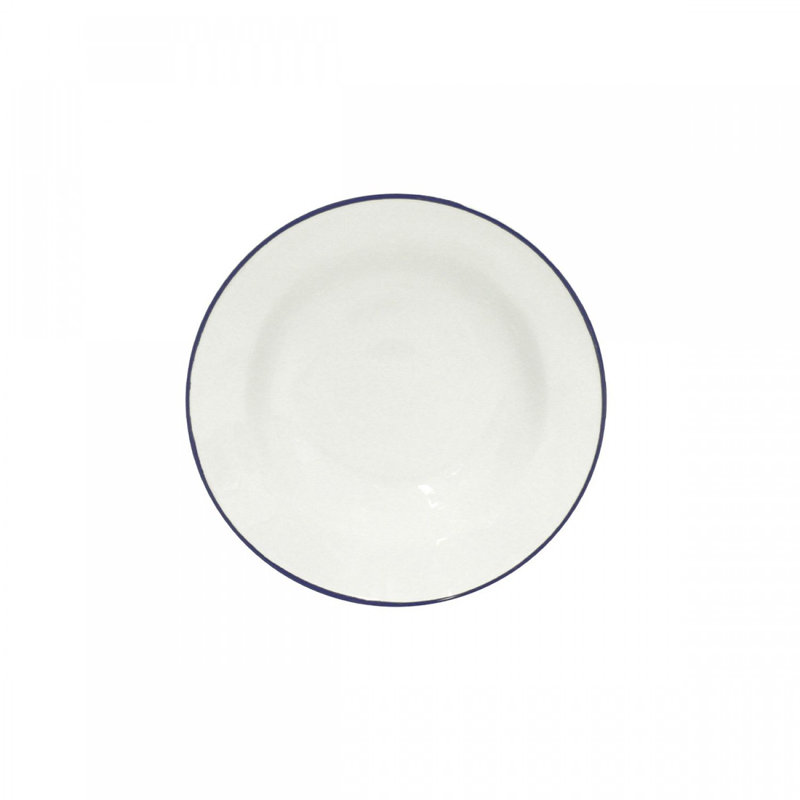 Beja Stoneware Pasta Dish, White/Blue