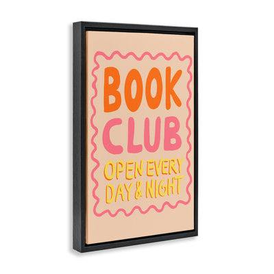 Book Club Day & Night Floating Frame, design by Florentina Dolci