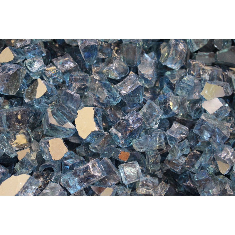Verre de foyer réfléchissant 10 lb, Bleu ciel
