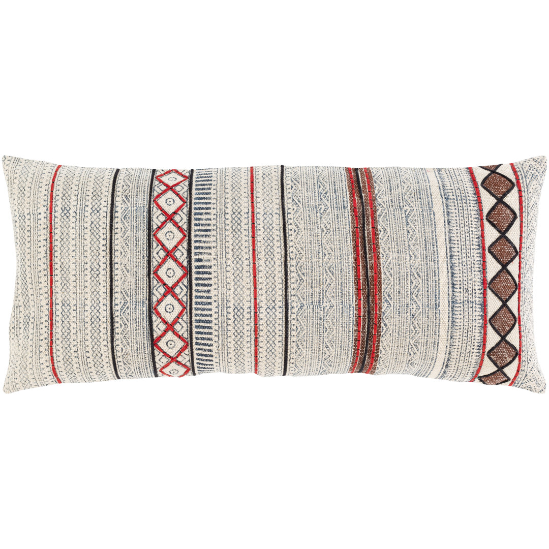 Zoya Cotton Lumbar Pillow Cover Livabliss