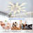 Abson 27.55" 7 - Blade Reversible LED Dimmable Ceiling Fan With Light And Remote-2120066167