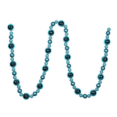9' Assorted Christmas Ball Ornament Garland