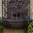 French Lily Polystone Outdoor Solar Wall Fountain with Battery Backup-1400205595