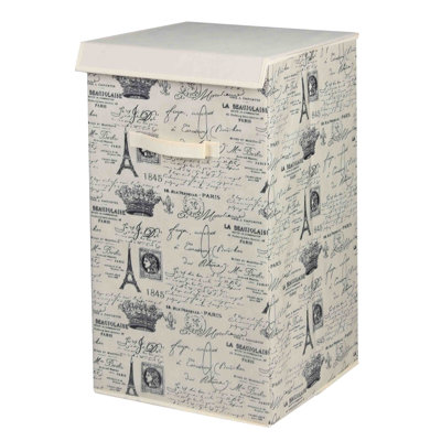 Paris Fabric Laundry Hamper