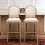 Tabourets de bar en bois Country