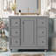 Ensemble de meuble-lavabo avec lavabo en céramique-850395776