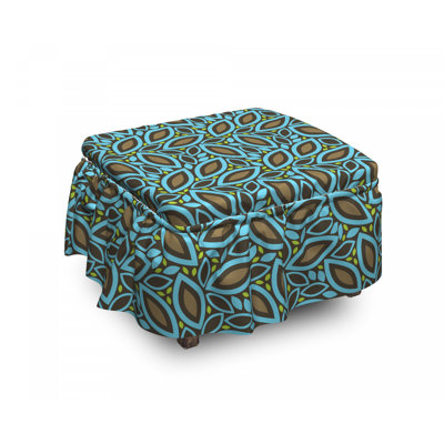 Box Cushion Ottoman Slipcover