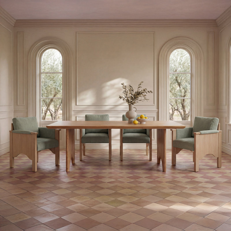 Chaise de salle à manger Bauer sauge, Vert