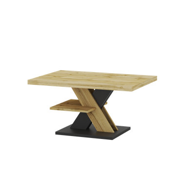 Appollonia Cross Legs Coffee Table with Storage