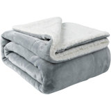 Sherpa Blanket Twin Thick Warm Blanket for Winter Bed Super Soft Fuzzy Flannel Fleece