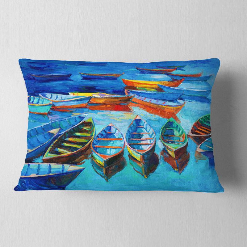 Coussin lombaire en bateau seascape
