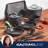 Rachael Ray Cook + Create Hard Anodized Nonstick Cookware Set, 11-Piece