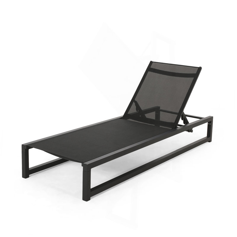 Méridienne VENISE CHAISE, 2, Noir